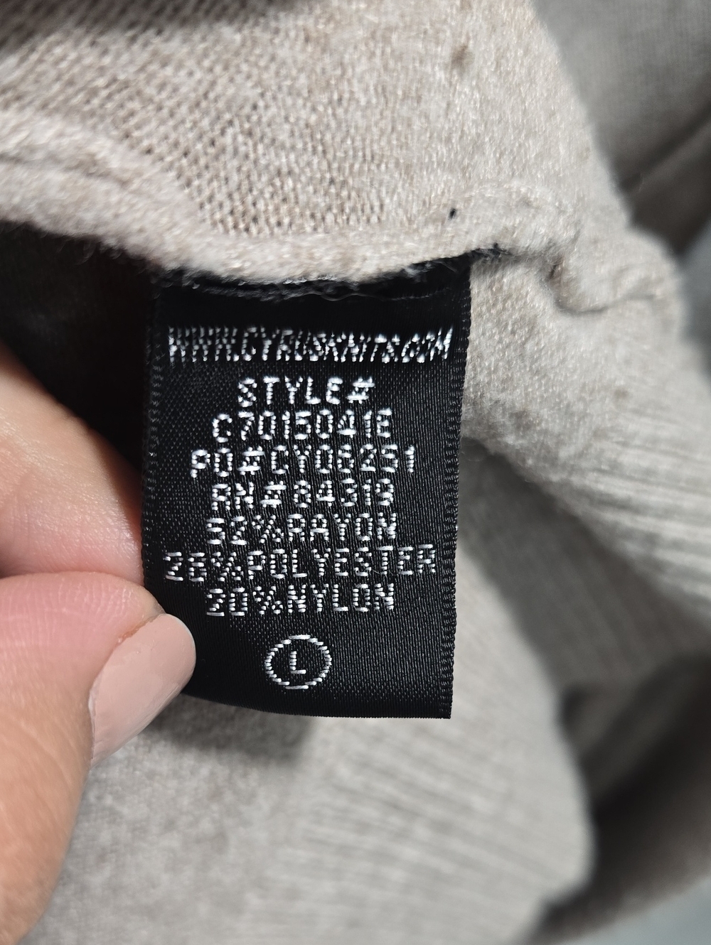 Cyrus Light Gray/Taupe Open-Front Cardigan with Pockets - Picture 8 of 10